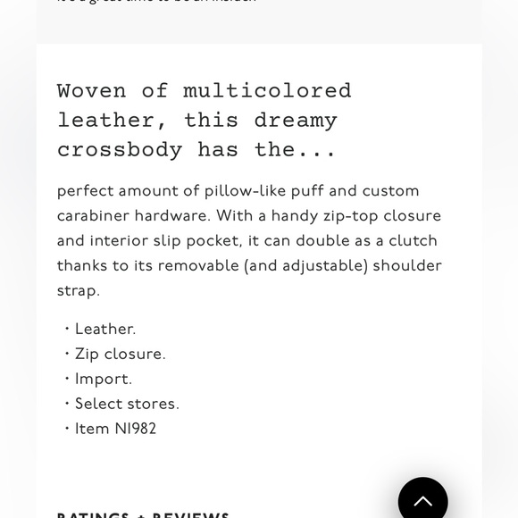 Madewell puff cross-body bag - Picture 7 of 8